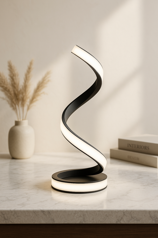 Solara LED Spiral Table Lamp