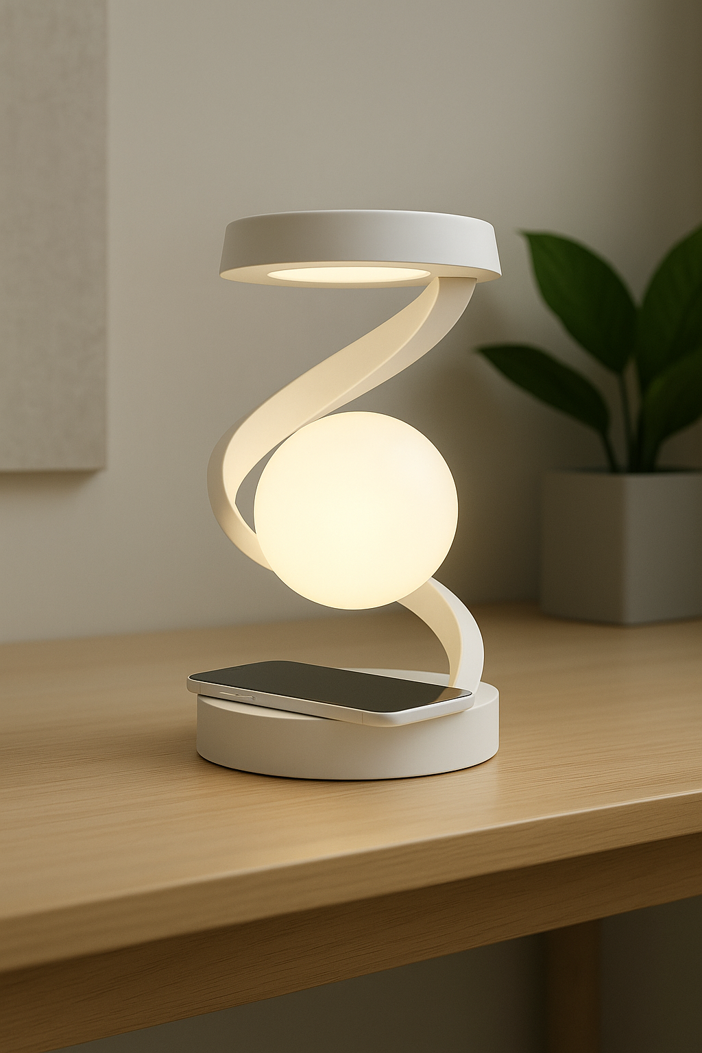 Solara Wireless Charging Infinity Orb Lamp