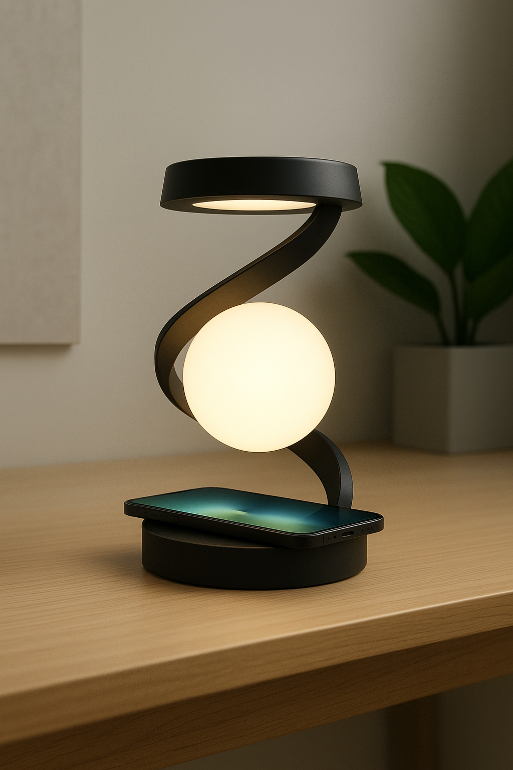 Solara Wireless Charging Infinity Orb Lamp