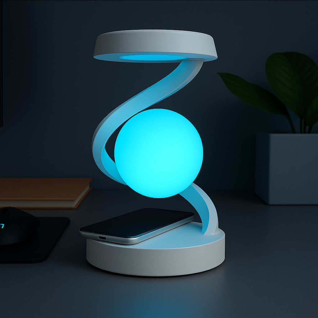 Solara Wireless Charging Infinity Orb Lamp